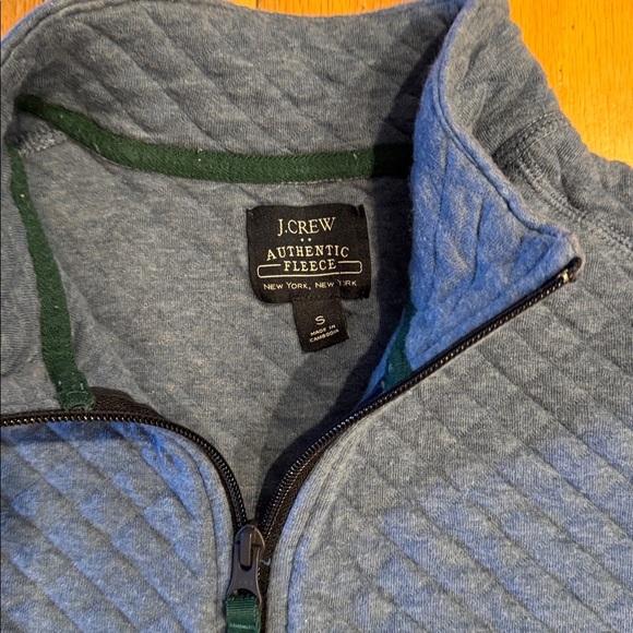 JCrew | Quarter Zip Quilted Sweater | women’s size S - Picture 2 of 4